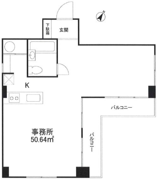 サンハイム永田町204 間取り図