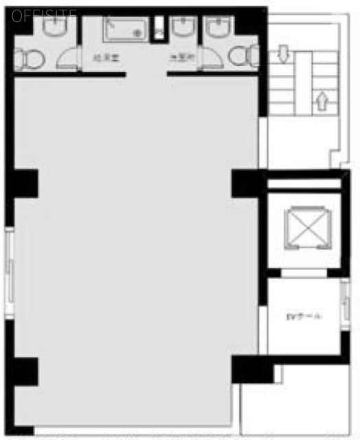 ル・グラシエルBLDG.605F 間取り図