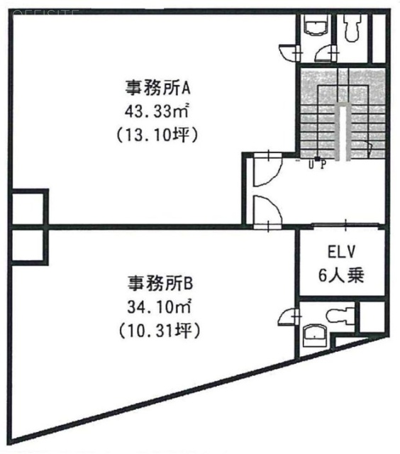B-PLACEビルA 間取り図