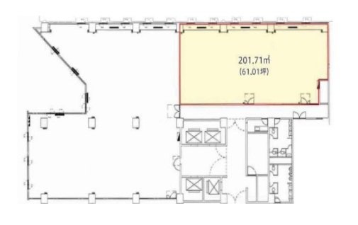 オーク池袋ビル5F 間取り図