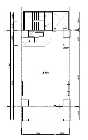 渋谷トーセイビル8F 間取り図