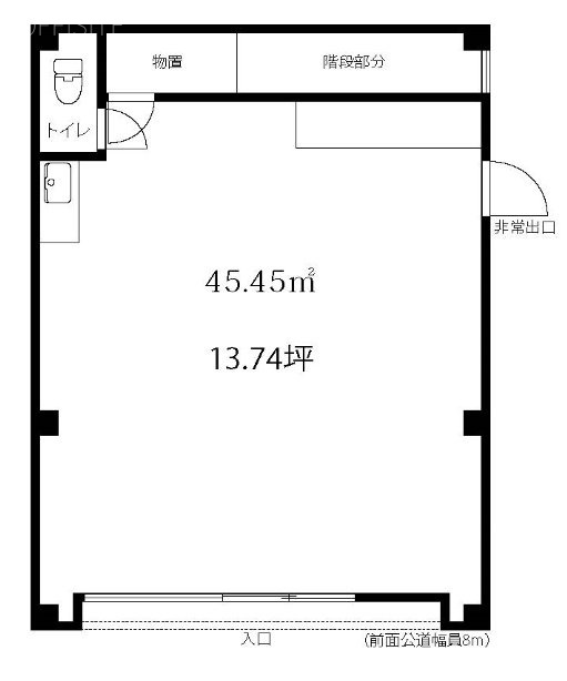 MIビル1F 間取り図