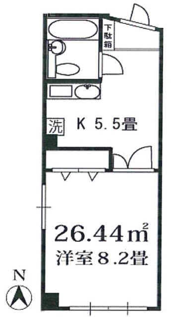 松田ビル405 間取り図