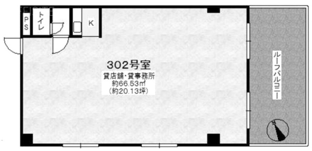 君島ビル302 間取り図