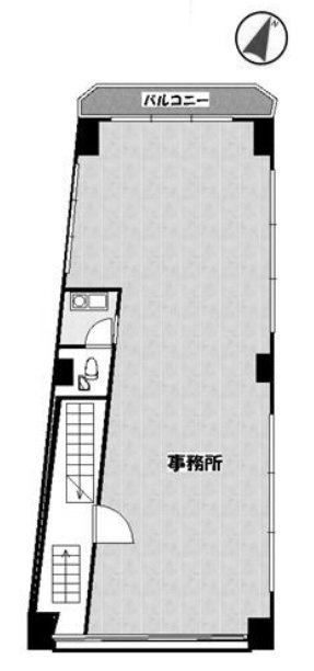 都竹ビル3F 間取り図