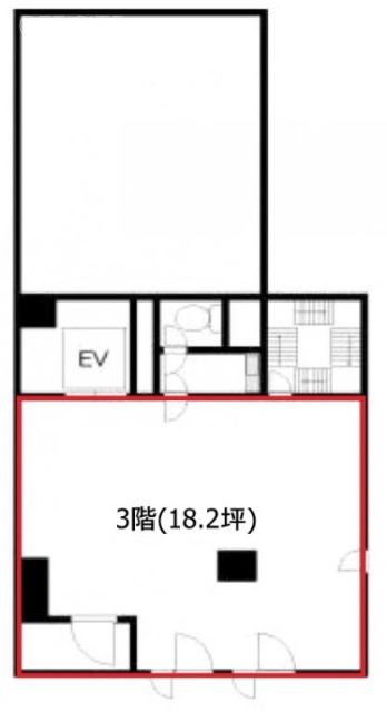 KDA富久町ビル3F 間取り図