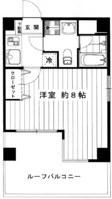 リベルタⅡ301 間取り図
