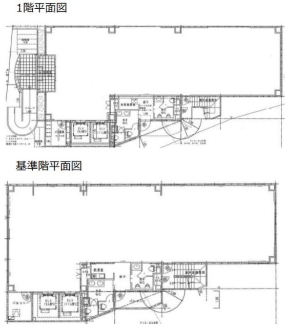 あー2ビル1F～6F 間取り図