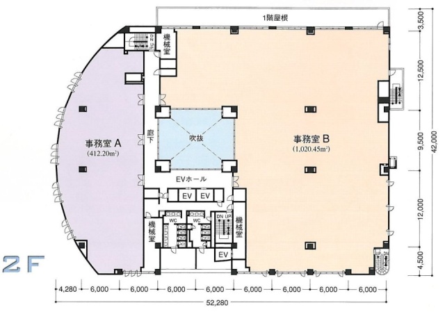 イースト六本木ビルB 間取り図