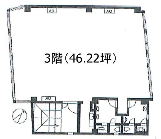 ホカリビル3F 間取り図