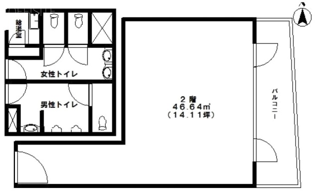 ウェストコート212F 間取り図