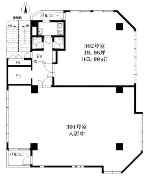 加瀬ビル163302 間取り図