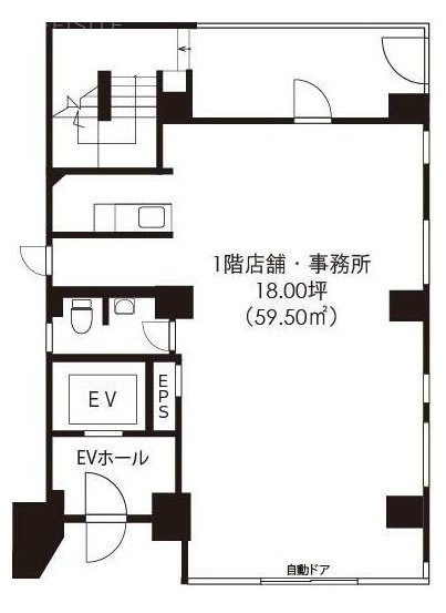 第1ニサワビル1F 間取り図