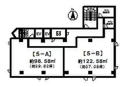 スペースワンビルB 間取り図