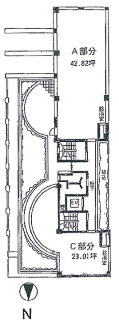 ルート上高井戸ビルC 間取り図