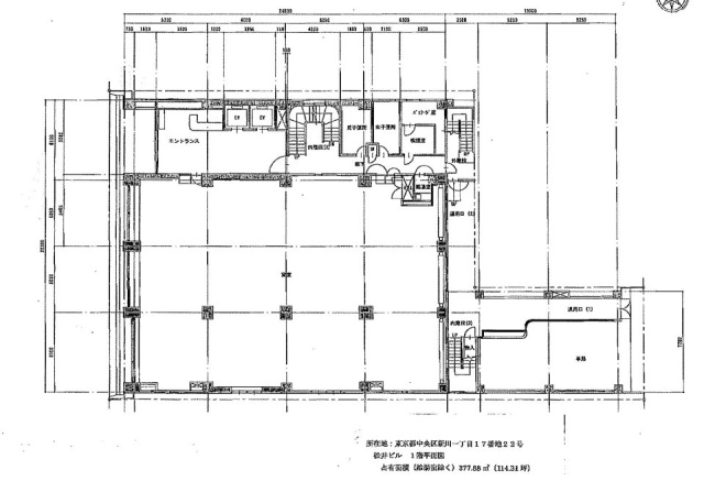 松井ビル1F 間取り図