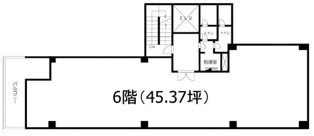 フリーアネックスビル6F 間取り図