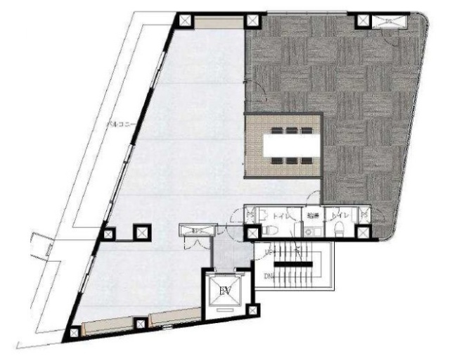 八丁堀エイトビル8F 間取り図