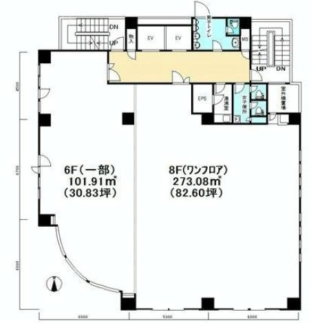 玉河ビル4F 間取り図