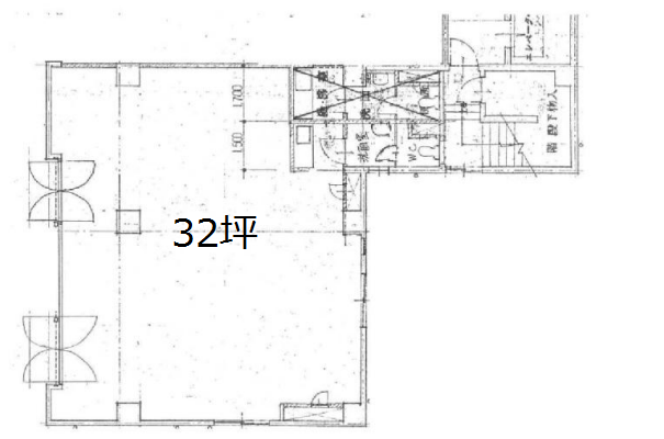 光ビル1F 間取り図