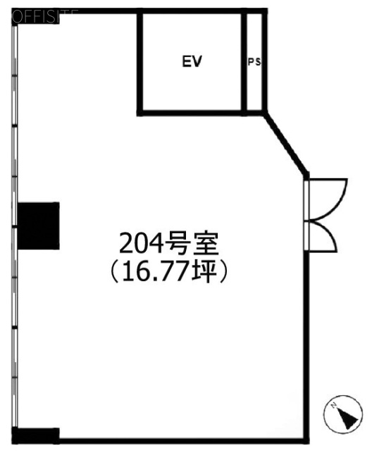 晃正プラザ204 間取り図