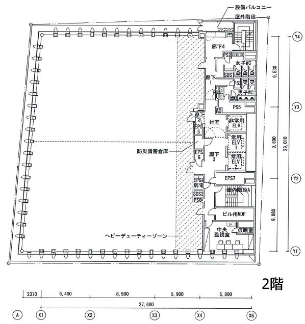 日比谷ビルディング2F 間取り図