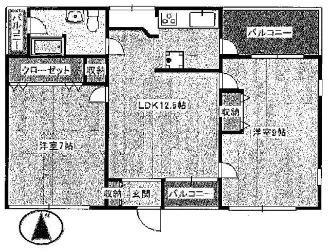 MTフラッツビル302 間取り図