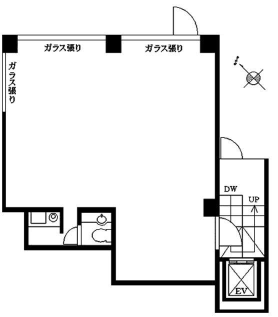 アイワハウス1F 間取り図
