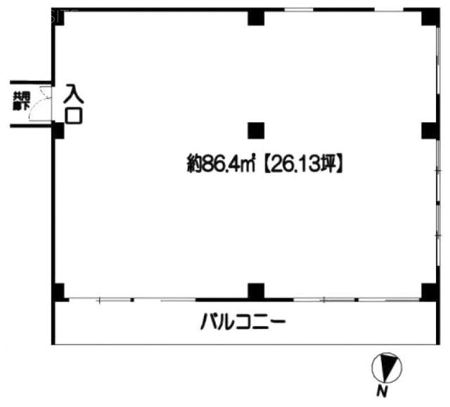 中島ビル102 間取り図