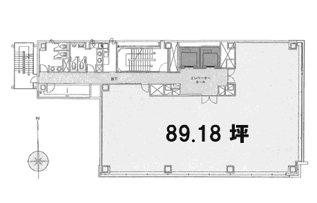 Daiwa八丁堀駅前ビル4F 間取り図