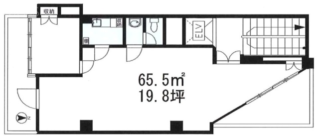 玉井企画ビル6F 間取り図