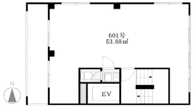 王子OJビル601 間取り図