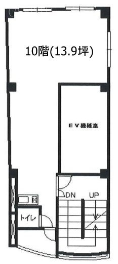 花菱ビル10F 間取り図