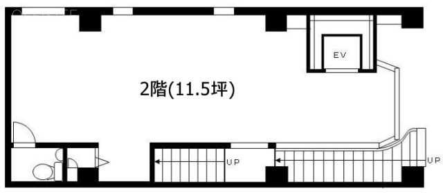 代々木モダンビル2F 間取り図