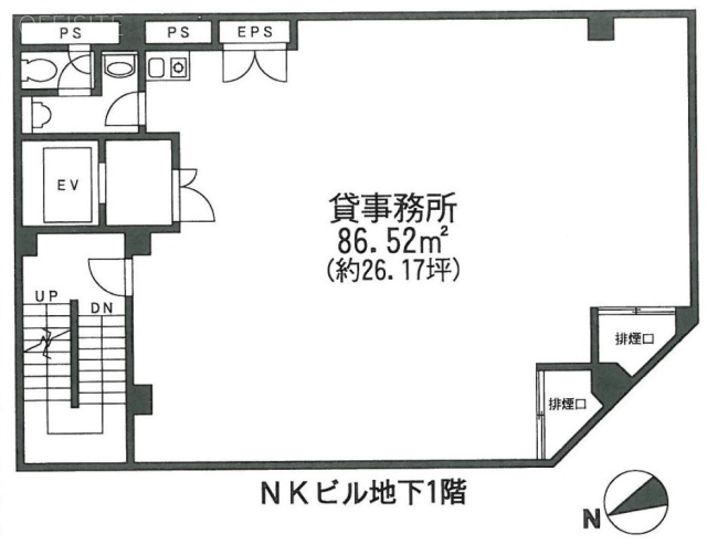 NKビルB1F 間取り図