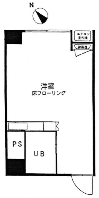 大塚シャトレ・トーコービル6F 間取り図
