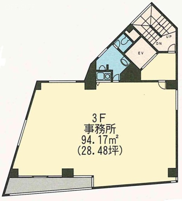 ロクサンビル3F 間取り図