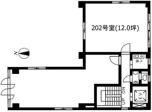 中島ビル202 間取り図