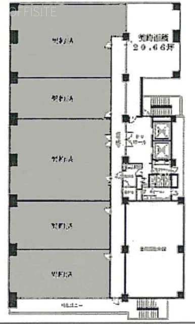 第15三ツ木ビル3F 間取り図