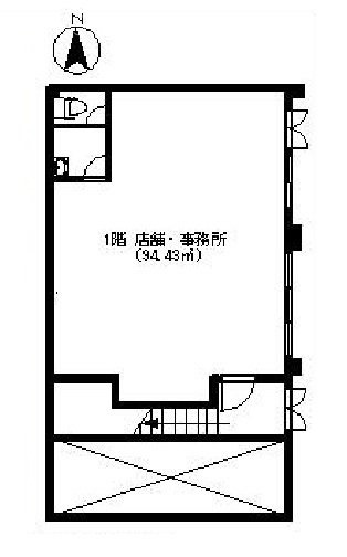 森福ビル1F 間取り図
