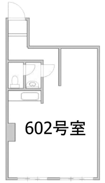 西山興業赤坂ビル602 間取り図