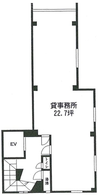 レインボービル2F 間取り図