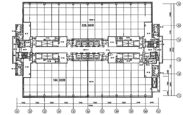 品川インターシティB棟9F 間取り図