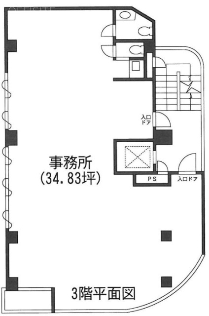 TOSHINビル3F 間取り図