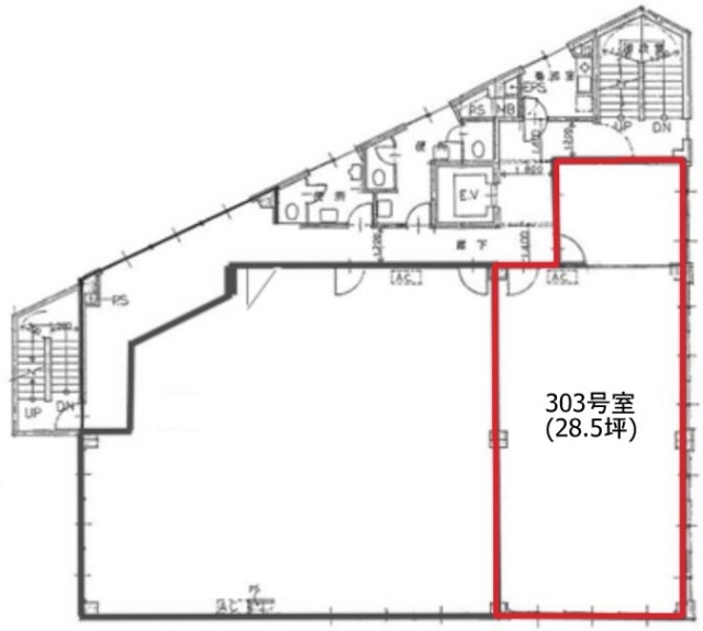 二俣川ビル303 間取り図