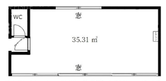 たけうちビル2F 間取り図