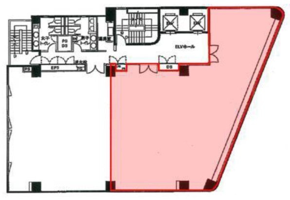 いちご渋谷道玄坂ビル402 間取り図