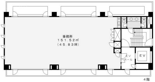 オアーキスタケビ4F 間取り図