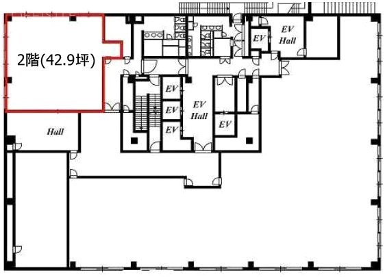 神谷町プライムプレイス2F 間取り図