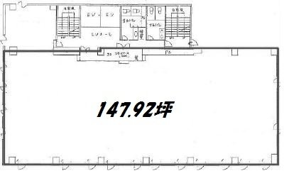 下山関内ビル4F 間取り図